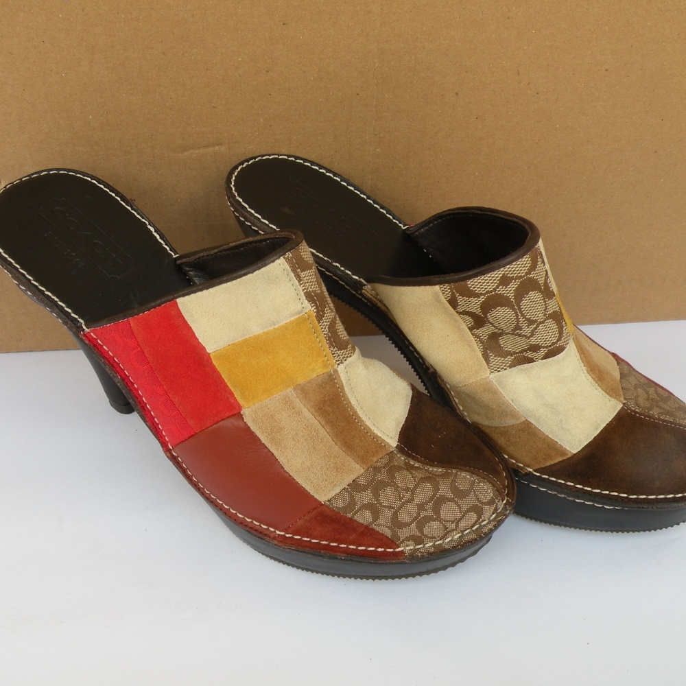 Coach Patchwork Sandals Size 6 B - image 3